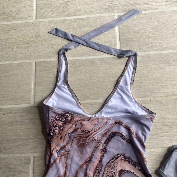 Bathing suit dress with bottoms. Great design. Very comfortable. Size S - Picture 6 of 10